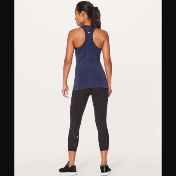 Lululemon Athletica Swiftly Tech Racerback Tank Top Stony Grape/Black Retail $58 - Picture 4 of 13